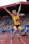 Chris Tomlinson in the long jump at the Sainsbury's British Championships, Birmingham.